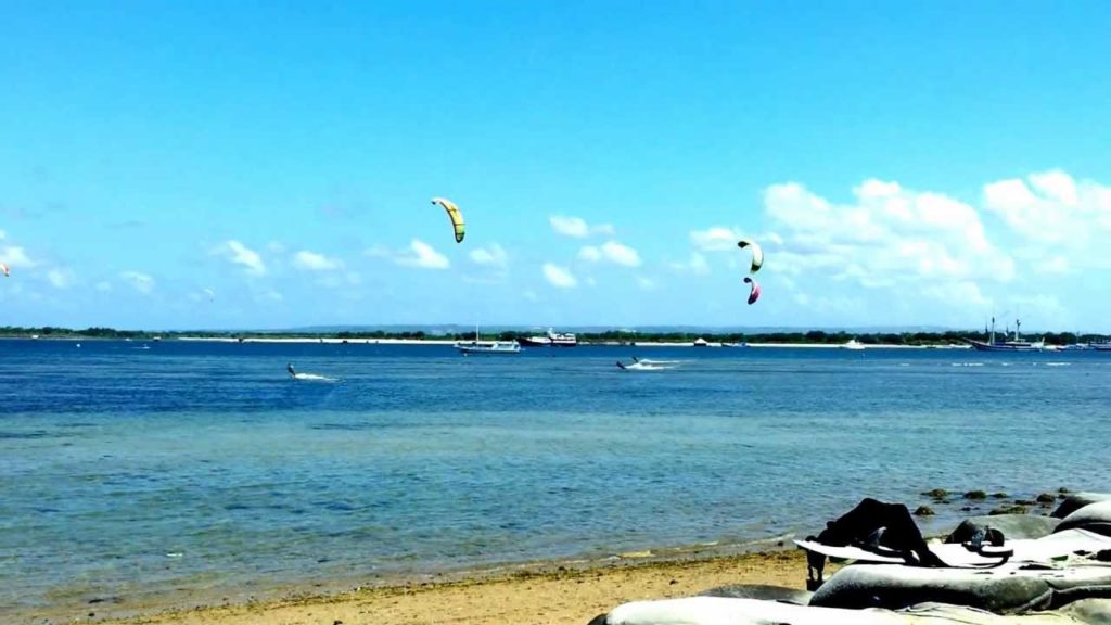 Sanur Beach kiteboarding
